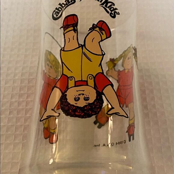 Cabbage Patch Kids Child's Juice Tumbler Drinking Glass Cup Vintage 1984 - Picture 7 of 12